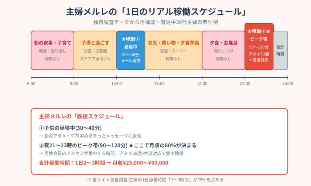 主婦の1日スケジュール